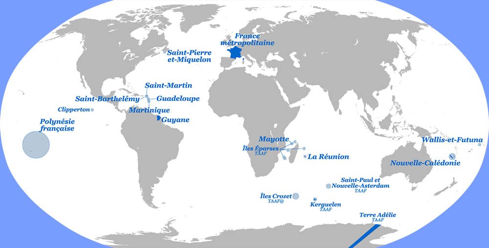 Les Territoires d'Outre-Mer Français